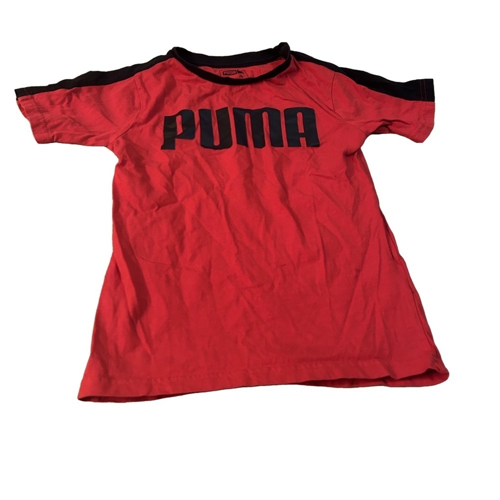 Free with any Purchase - Red and Black Puma T-shirt Boys Size 8